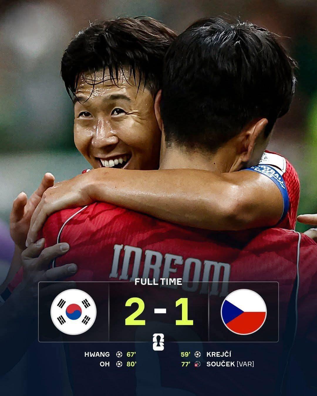 KOREA STUNS CZECHIA IN THRILLER COMEBACK! 🇰🇷🔥