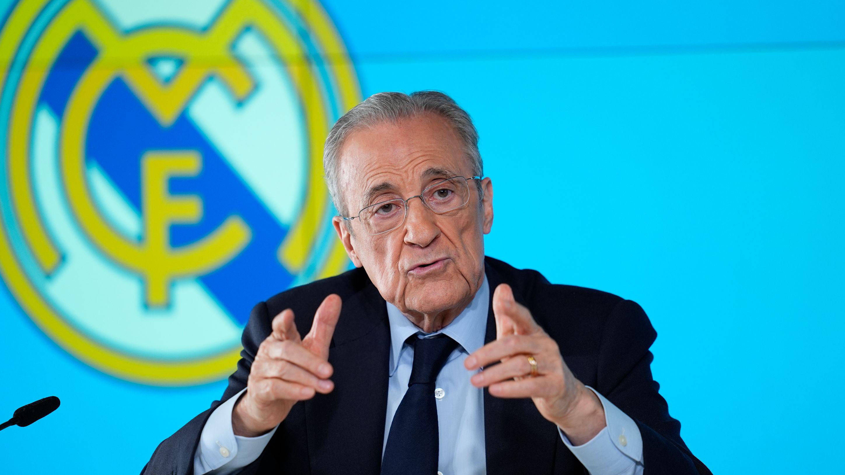 Florentino Perez re-elected Real Madrid president