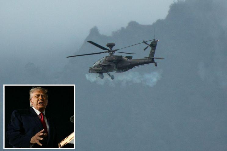Trump vows response after accusing Iran of downing US helicopter