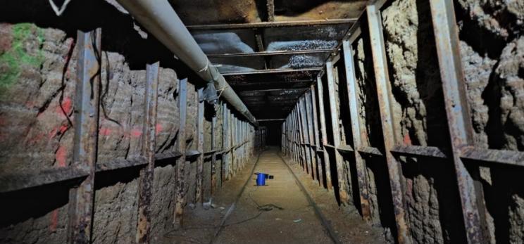 Sophisticated cross-border tunnel uncovered in California as police seize more than a tonne of cocaine