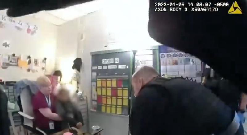 6-Year-Old Who Shot Teacher Caught on Bodycam Cursing at Cops and Threatening to Fight